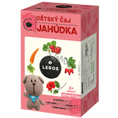 Leros Dětský čaj Jahůdka ovocný čaj pro děti 20 x 2 g