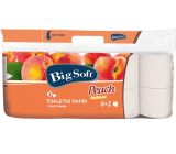 Big Soft Peach Peach parfümiertes Toilettenpapier 2 Lagen 10 Rollen x 200 Stück