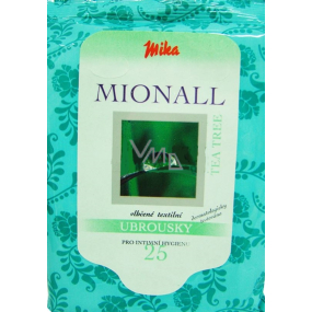 Mika Mionall Tea Tree Feuchttücher für die Intimhygiene 25 Stück