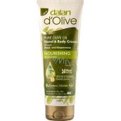 Dalan d Olive Feuchtigkeitscreme Hand & Körper erweichende Creme für Hände und Körper mit Olivenöl 250 ml