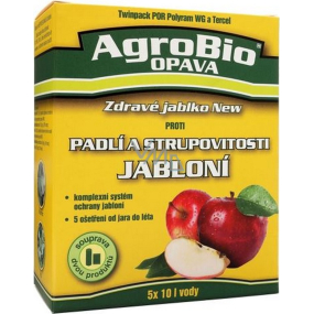 AgroBio Healthy Apple Plus gegen Mehltau und Apfelschorf Set mit 5 Behandlungen