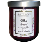 Heart & Home Sweet Cherry Soja-Duftkerze mit dem Namen Jitka 110 g