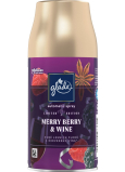 Glade Merry Berry & Wine automatický osvěžovač vzduchu s vůní lesních plodů a červeného vína náhradní náplň sprej 269 ml