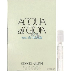 Giorgio Armani Acqua di Gioia Eau de Toilette Eau de Toilette für Frauen 1,5 ml mit Spray, Fläschchen