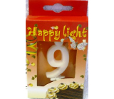 Happy Light Cake Kerze Nummer 9 in einer Box