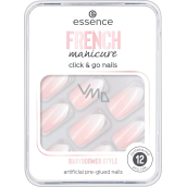 Essence French Manicure Click & Go Nägel künstliche Nägel 02 Babyboomer Style 12 Stück
