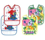 Junior Joy Lätzchen PVC Tasche verschiedene Farben und Motive 1 Stück