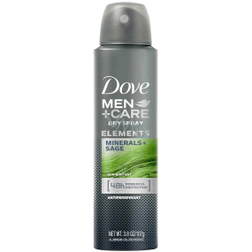 GESCHENK Dove Men + Care Elements Mineralien + Salbei Antitranspirant Spray für Männer 150 ml