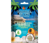 Marion Tropical Island Tahiti Paradise Textil feuchtigkeitsspendende Gesichtsmaske 1 Stück