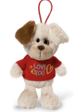 Nici Love You Dog in einem T-Shirt mit einem 15 cm Vorhang