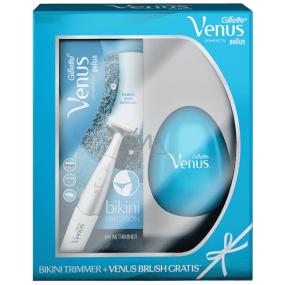 Gillette Venus Bikini Precision + Haarbürste ohne Griff, Kosmetikset für Damen