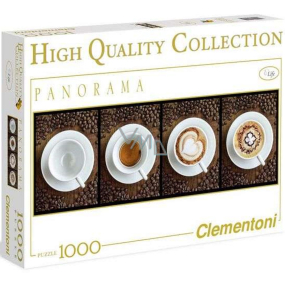Clementoni Panoramatické Puzzle Caffé 1000 dílků, doporučený věk 9+