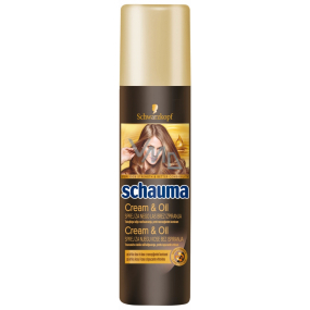 Schauma Cream & Oil spülfreie Pflege für sprödes Haarspray 200 ml