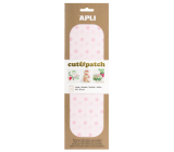 Apli Cut & Patch Papier für Servietten-Technik Sterne rosa Pastell 30 x 50 cm 3 Stück