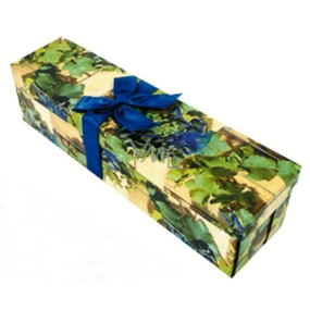 Angel Folding Geschenkbox mit Band für eine Flasche Trauben 34 x 9,5 x 9,5 cm 1 Stück