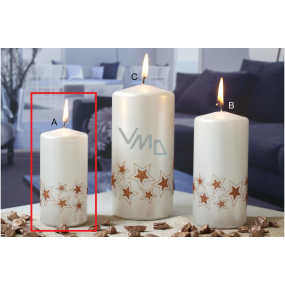 Lima Starlight Kerze weiß / Kupferzylinder 50 x 100 mm 1 Stück