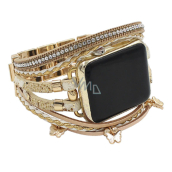 Apple Watch Armband Handmade Gold, Größe 42/44/45 mm