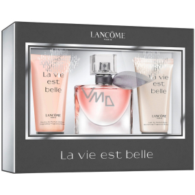 Lancome La Vie Est Belle parfümiertes Wasser 30 ml + Körperlotion 50 ml + Duschgel 50 ml, Geschenkset