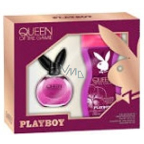 Playboy Queen of The Game Eau de Toilette für Frauen 40 ml + Duschgel 250 ml, Geschenkset für Frauen