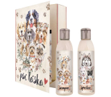 Bohemia Gifts Dog love Duschgel 200 ml + Haarshampoo 200 ml, Buchkosmetik-Set