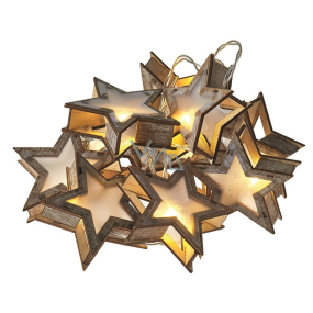 Emos Lighting Weihnachtskettenstern 3D, 1,35 m, 10 LEDs, warmweiß + 0,3 m Versorgungskabine