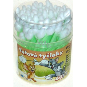 Boček Tom und Jerry sichere Wattestäbchen für Säuglinge 60 Stück