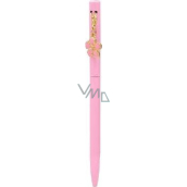 Albi Kugelschreiber mit Stylus Blume rosa