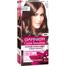 Garnier Color Sensation Haarfarbe 6.12 Diamant hellbraun