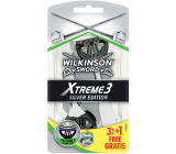 Wilkinson Sword Xtreme 3 Silver Edition Rasiermesser für Herren 4 Stück