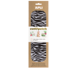 Apli Cut & Patch Papier für Servietten Technik Zebra 30 x 50 cm 3 Stück