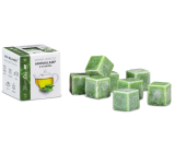 Kosak Grüner Tee natürliches duftendes Wachs für Aromalampen und Innenräume 8 Würfel 30 g