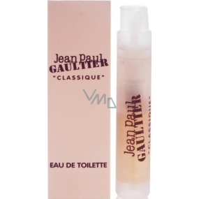 Jean Paul Gaultier Classique toaletní voda pro ženy 0,8 ml s rozprašovačem, Vialka