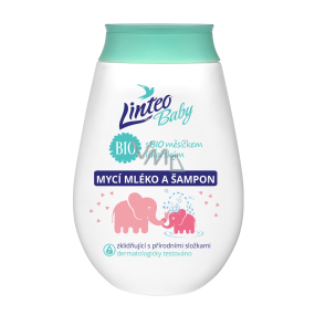 Linteo Baby Bio Ringelblume medizinische Reinigungsmilch und Shampoo 250 ml