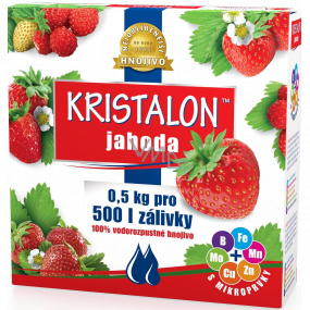 Agro Kristalon Erdbeer wasserlöslicher Universaldünger 0,5 kg für 250 l Bewässerung