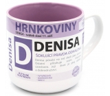 Nekupto Pots Mug mit dem Namen Denisa 0,4 Liter