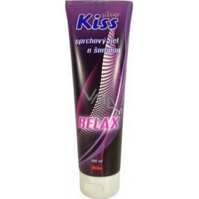 Mika Kiss Silver Relax 2 in 1 Duschgel und Shampoo 100 ml