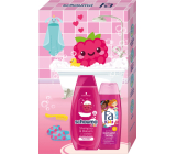Schauma Kids Girl Raspberry 2in1 Shampoo und Haarspülung 400 ml + Fa Kids Underwater Fantasy 2in1 Shampoo und Duschgel 250 ml, Kosmetikset für Kinder