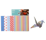 Apli Origami Papier Mix aus bunten Mustern 15 x 15 cm 50 Blatt