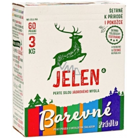 Deer Colored Waschmittel mit Seifenbasis 60 Dosen von 3 kg