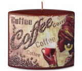 Emocio Kaffee Kaffee duftende Kerze ellipse 110 x 40 x 110 mm