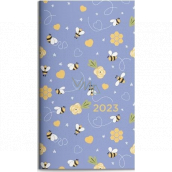 Albi Diář 2023 Kapesní čtrnáctidenní Včelky 15,4 x 8 x 1 cm