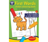 Ditipo Malbuch mit Aufklebern Die ersten englischen Wörter für den Englischunterricht für Kinder 4+ 24 Seiten