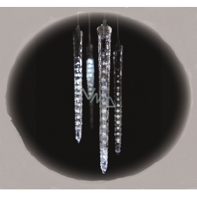 Emos Stalaktiten mit fallender Effektkette 3,6 m, 140 LED kaltweiß