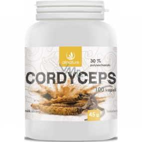 Allnature Cordyceps Nahrungsergänzungsmittel für Sportler 100 Tabletten