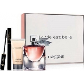 Lancome La Vie Est Belle parfümiertes Wasser für Frauen 50 ml + Körperlotion 50 ml + Mascara, Geschenkset