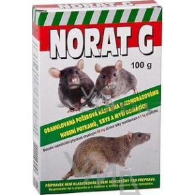 Norat G zum Abtöten von Mäusen, Ratten und Ratten 100 g