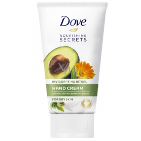 Dove Nourishing Secrets Stimulierendes Ritual Avocadoöl + Ringelblumenextrakt medizinische Handcreme für trockene Haut 75 ml