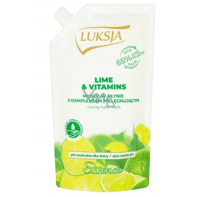 Luksja Essence Limette und Vitamine Flüssigseife Nachfüllung 400 ml