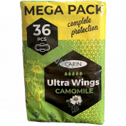 Carin Ultra Wings Camomile hygienické vložky 36 kusů