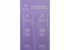 Alterna Caviar Anti-Aging Multiplying Volume kaviárový šampon a kondicionér pro trvalý objem vlasů 2 x 7 ml, duopack